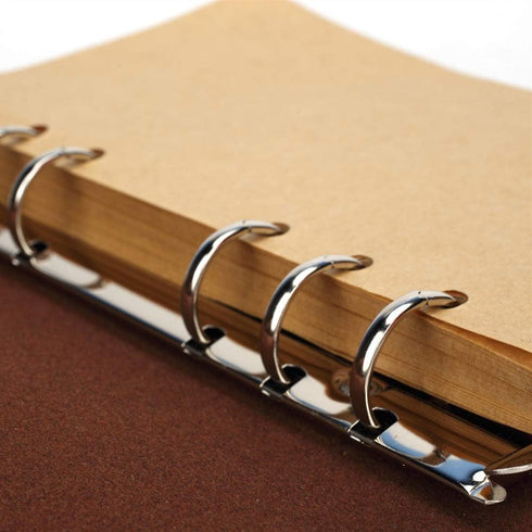 Leather Journal Notebook, MALEDEN Vintage Travel Journal for Women Refillable Sketchbook Diary Planner with Unlined Pages and Zipper Pocket...
