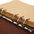 Leather Journal Notebook, MALEDEN Vintage Travel Journal for Women Refillable Sketchbook Diary Planner with Unlined Pages and Zipper Pocket...