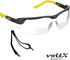 voltX GT ADJUSTABLE Bifocal Reading Safety Glasses (Clear Lens +1.5), ANSI Z87.1+ & CE EN166FT, Anti fog coated, UV400 Lens, Scratch resistant, Ti...