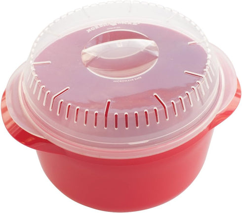 Nordic Ware Microwave Multi-Boiler, 5.5 Cup, Red...