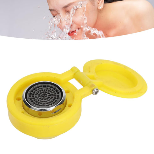 Yellow Eye Wash Spray Head, Premium Materials 304 Stainless Steel and ABS Materials, Portable Eye Washer, Compact Size and Lightweight Eyewash, fo...