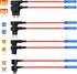 4 Types Add-a-Circuit Fuse Tap Adapter with Standard & Mini & Low Profile Mini & Micro2 Blade Fuse Holder for Cars Trucks Boats (8 Pack)...