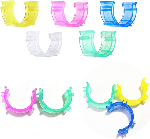 YEQIN 100 pcs/Pack Sewing Bobbin Small Clips Sewing Tool Clip Accessory Bobbin Holder Clips Colorful Thread Clips Holder Tool...