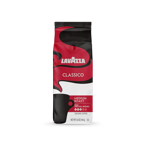 Lavazza Classico Ground Coffee Blend, Medium Roast, 12-Ounce Bag, Packaging May Vary...