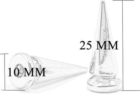 25MM 10/20/30/50 Sets Large Metal Big Tree Spikes Studs Screw-Back Studs for DIY Leather Craft(50 Sets)...