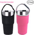2 Pack Tumbler Carrier Holder Pouch for All 30oz Stainless Steel Travel Insulated Coffee Mug,DanziX Neoprene Sleeve with Carrying Handle,Fit for Y...