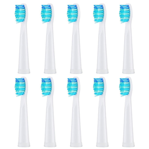 Replacement Toothbrush Heads Compatible for FW (10pc Soft Brush White)...