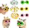 6 Pieces Small Animal Summer Hats & Sunglasses Small Pet Costume Outfit Accessories for Bunny Kitty Guinea Pig Puppy Chinchilla Ferrets...