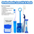 Braces Cleaning Kit for Teeth, Portable Orthodontic Toothbrush Kit Oral Care Dental Travel Kit - Interdental Brush Dental Wax Dental Floss Toothbr...