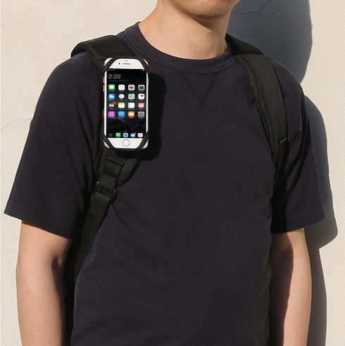 FORZEN Backpack Clamp Mount for Phone,Backpack Phone Holder,Backpack Strap Clip for Phone with Detachable Fit Hiking/Climbing/Outdoor......