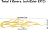 SUPERFINDINGS 6PCS 3 Colors 8x1.9Inch Flame Decals Plastic Flame Car Stickers Decals for Motorcycle Car Window Wall...