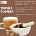100% Natural Triphala Powder for Glowing Skin and Health Care 100 GMS / 0.22 LBS...