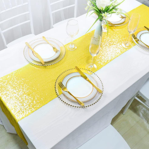 Partisout Table Runner Sequin Table Cover Maroon Christmas Table-Runner Party Runners Glitter Wedding Table Covers for Birthday Decoration (12x72,...