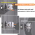 Innovative Door Knob Safety Cover for Kids (4 Pack) New Hidden Holes Covers and Lockable Design Babyproof Door knob Handle Cover - No Screwdriver ...