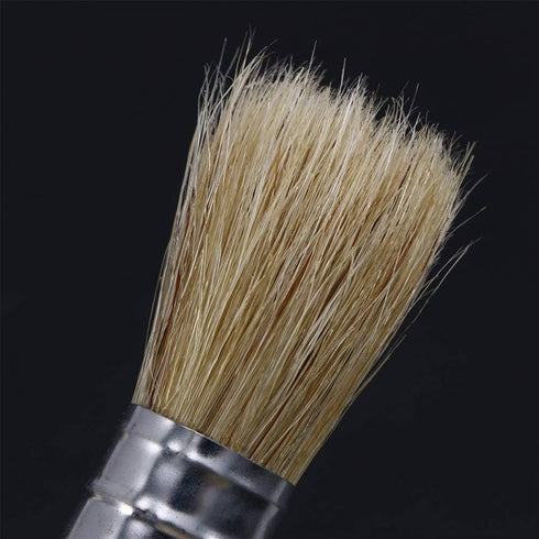 2PCS Round Paint Brush Wooden Handle Different Size 20mm 25mm Acrylic Watercolor Oil Painting Beginner Tool Furniture Waxing Brush...