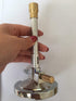 Lab Bunsen Burner, Air & Gas Adjustment with Flame Stabilizer for Natural Gas & Propane & Lab Heating...
