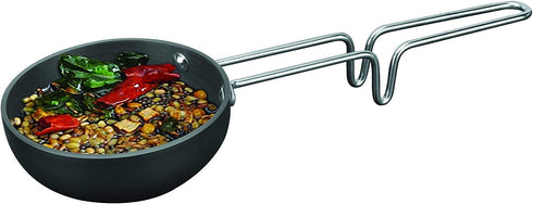 Essential Non-stick Aluminium Tadka Frying Pan, Omelette Fry Pan, 11 Inch Black Color...