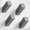 Towel Hooks Grey SUS304 Stainless Steel 4 Pack Heavy Duty Modern Wall Hooks Robe Hook for Bathroom Livingroom Hotel Style Wall Mounted...