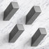 Towel Hooks Grey SUS304 Stainless Steel 4 Pack Heavy Duty Modern Wall Hooks Robe Hook for Bathroom Livingroom Hotel Style Wall Mounted...