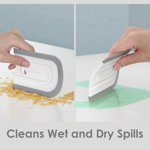 Curved Small Squeegee, Mini Squeegee. Kitchen Sink Squeegee for Sinks, Countertops and Dishes. Bathroom Shower Squeegee for Glass Doors, Windows, ...