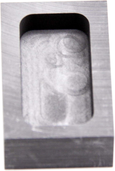 Graphite Ingot Mold, High Purity Refining Graphite, Melting Casting Mould for Gold Silver Aluminum Copper Brass Zinc Plumbum and Alloy Metals (2.1...