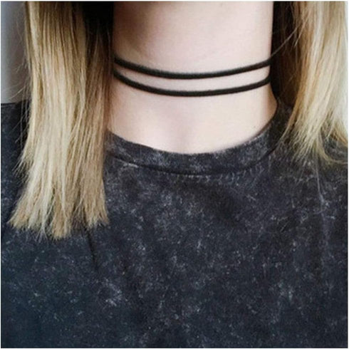 Olbye Layering Leather Necklace Leather Cord Necklace Choker Personal Everyday Necklace Jewelry for Women and Girls...