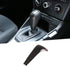ABS Carbon Fiber Compatible with BMW E90 Carbon Fiber Pattern Gear Shift Knob Cover Trim, Carbon Fiber Style ABS Gear Shift Head Cover Compatible ...