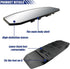 12 Inch Wide Angle Rear View Mirror, Interior Clip on Convex Rear View Mirror, Anti Glare, Clear Tint, Largest Panoramic Lengthened Widened No Bli...