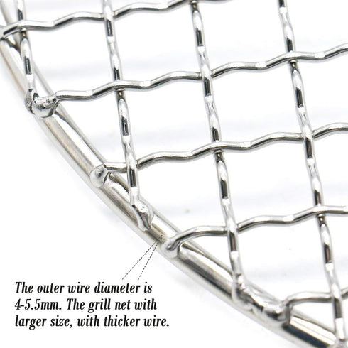 Bacon Cooking Rack for Oven Use Dia 10.4" Wire Cooling Racks for Baking Round Stainless Steel Wire Cooking Racks/Carbon Baking Net/Grill/Pan Grate...