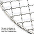 Bacon Cooking Rack for Oven Use Dia 10.4" Wire Cooling Racks for Baking Round Stainless Steel Wire Cooking Racks/Carbon Baking Net/Grill/Pan Grate...