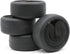 hobbysoul 4pcs RC 1/10 On Road Slick Tire Rubber Tyre Fit for 1:10 Touring Drift Car Wheel Rim …...
