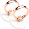 Clear Phone Ring Holder - EI Sonador Cell Phone Ring Holder Transparent Stand Finger Grip (2 Rose Gold)......