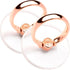 Clear Phone Ring Holder - EI Sonador Cell Phone Ring Holder Transparent Stand Finger Grip (2 Rose Gold)......