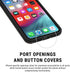 Incipio Carnaby Stylish Slim Protective Case for iPhone Xs Max (6.5") with Soft Premium Fabric and Anti-Slip Grip - Gray...