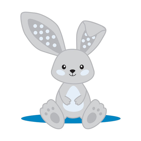 Dr. Brown's Flexees Gray Bunny, Soft 100% Silicone Baby Teether, BPA Free, 3m+...