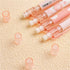 1Pc Pink Mechanical Pencil 0.5mm Pencil Refill Automatic Pencils Cute Peach Press Automatic Mechanical Pencil Stationery School Office Supplies Of...