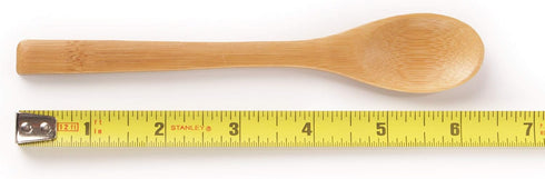 BambooMN 6.25" Reusable Solid Bamboo Teaspoons - Dining Flatware - Kitchen Utensils - 10 pcs...