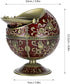 Windproof Ashtray with Flip Lid, Global Shaped Dragon Pattern Zinc Alloy Smoking Ash Tray for Home Office Crafts Decoration...