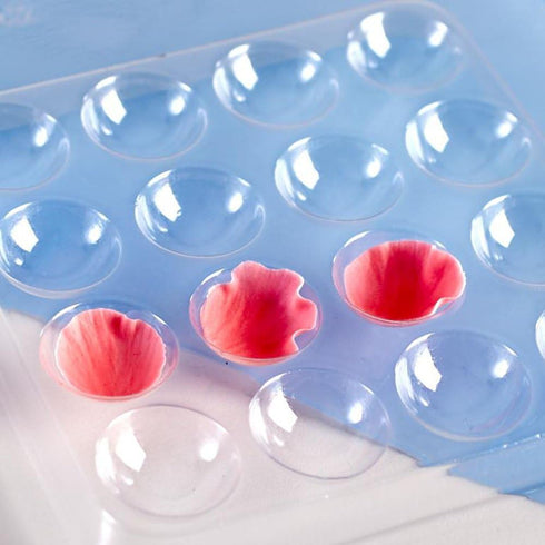 2 Pcs Set 15 Cavity Sugar Flower Fondant Drying Shaping Plate Plastic Sugar Flower Fondant Forming Shaping Mold-no flower...
