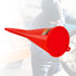 Round Kitchen Funnel for Bottles & Containers - Automotive Oil Funnel for Gas & Lubricants (12.0 Fluid Ounces, Red)...