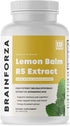 Brain Forza Lemon Balm R5 Extract Capsules - Standardized Extract 5% Rosmarinic Acid, 90 Capsules...