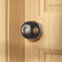 EUDEMON 4 Pack Updated Door Knob Cover Baby Safety Door Lock Childproof Safety Cover Door Handle Cover for Kids Safety (Clear-Black)...