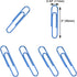 Paper Clips, 2 Inch Large Paper Clips(50mm), Corrosion-resistant Vinyl Coated Paper Clips, Durable and Save-money, Holds up to 30 Sheets Jumbo Pap...