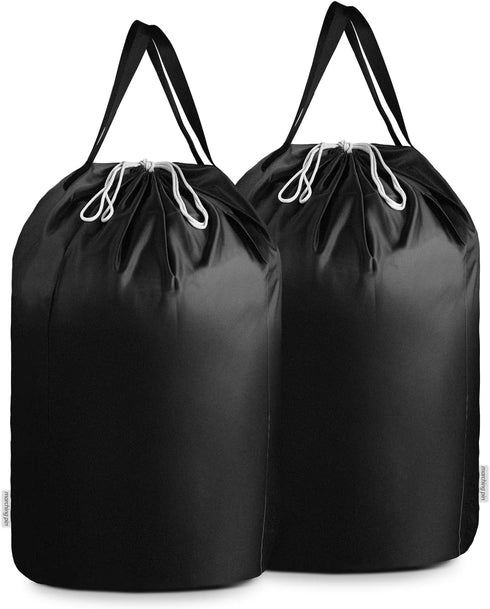 MCleanPin Washable Laundry Bags with Handles,140L Dirty Clothes Storage Bag for College Dorm or Travel, Laundry Liner Fit Most Laundry Hamper or B...