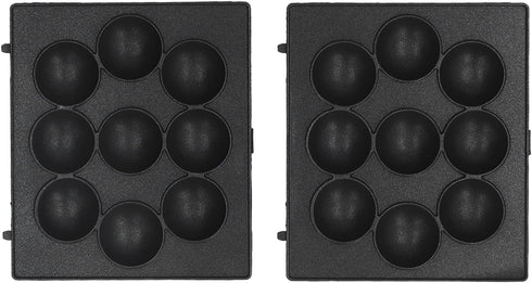 9 Hole Baking Pan, Non Stick Meatball Baking Tray Stainless Steel Octopus Meatball Grill Pan Cooking Plate...