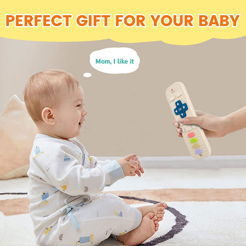 Baby Teething Toys, 2Pack Baby Toys 6 to 12 Months, Teething Toys for Babies 0-6 Months, Remote Control Teething Toys, Infant Toys, Baby Teether f...