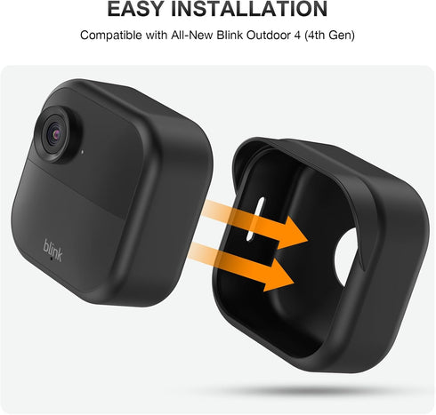 Silicone Case Cover for All-New Blink Outdoor 4 (4th Gen), Weatherproof Silicone Case Provides Full Camera Protection, for All-New Blink Outdoor 4...