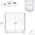 Royal Imports Flower Acrylic Vases Cubes, Decorative Centerpiece for Home or Wedding, Non Breakable Plastic, 5x5 - Clear...