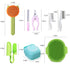 10PCS Cat&Dog Grooming Brush Kit,Self-Cleaning Grooming Brush Removes Loose Hair?Pet bath brush,Bath Massage Glove Brush, Nail Clipper, Flea Comb...