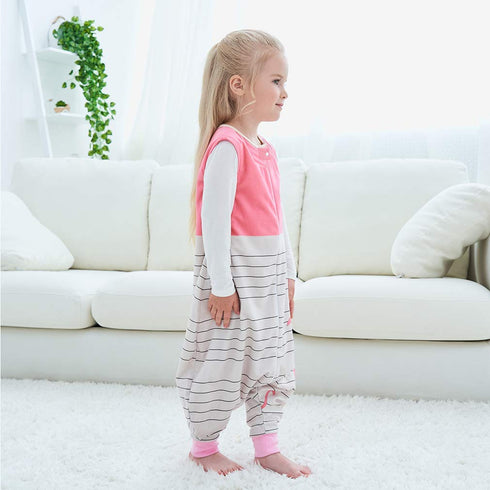 MICHLEY Toddler Sleeping Sack with Feet Newborn Infant Sleeveless Sleeping Bag 2-way Zipper Baby Wearable Blanket for Walkers,Pink Bird,1-3T...